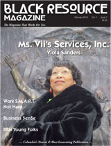 Ms. Vii on the cover of Columbia, SC Black Resource Magazine